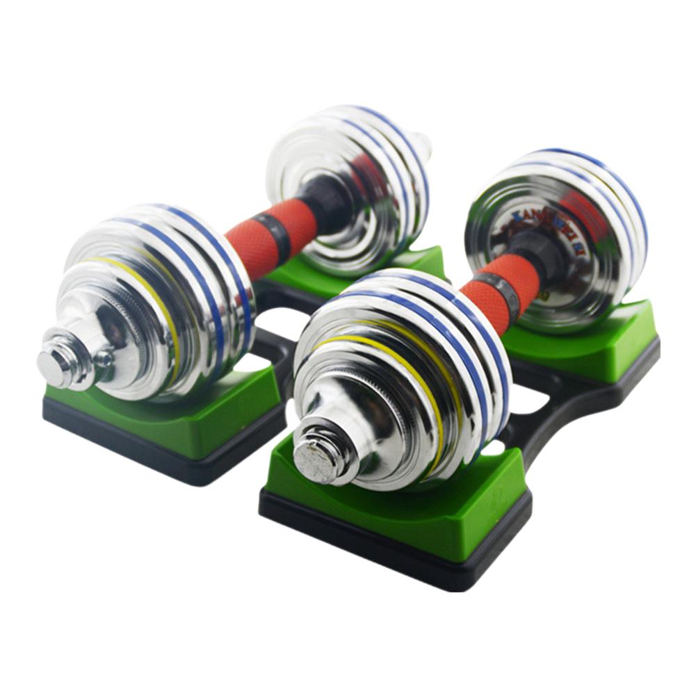 2Pcs Dumbbell Support Rack Floor Protection Dumbbell Storage Frame Stand Heavy Duty Dumbbell Storage Rack for Home Gym