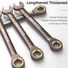 1Pcs Hardware Hand Tool Ratchet Wrench With Multiple Size Plum Spanner Two-way Quick Wrench