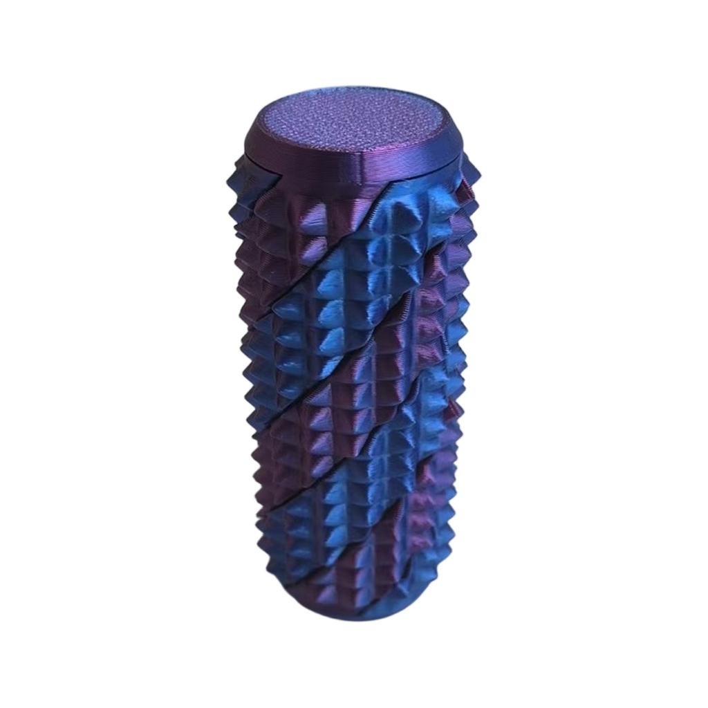 3D Printed Spiral Fingertip Decompression Massage Stick With Small Handle