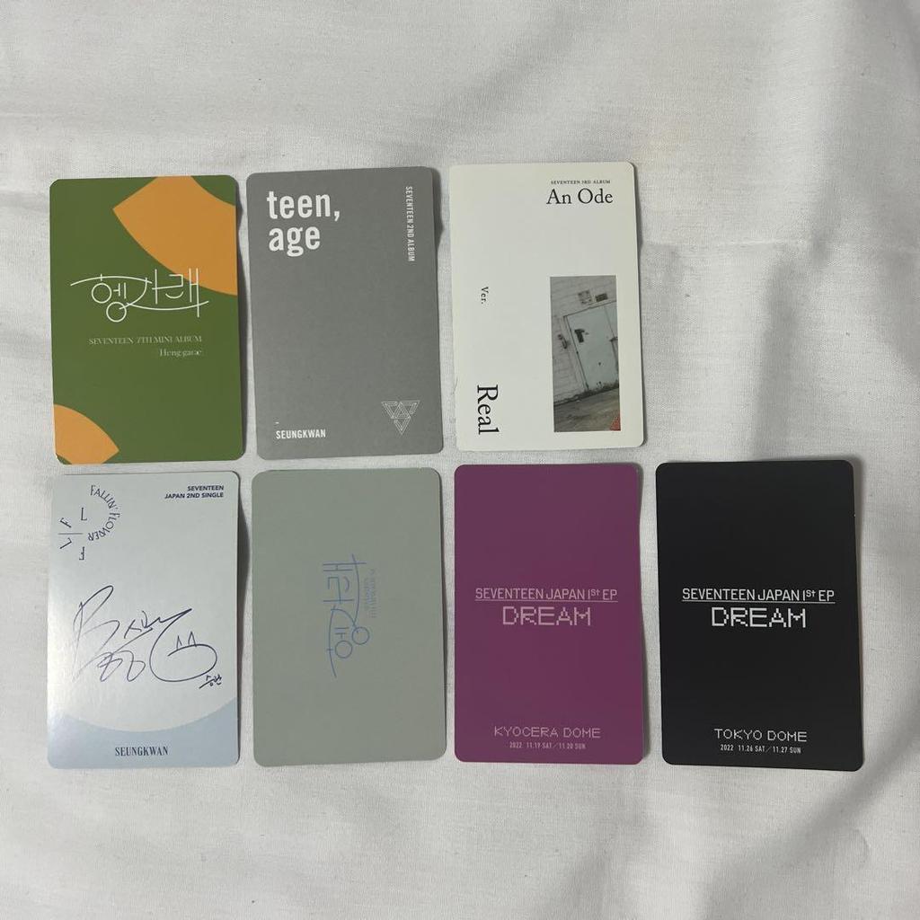 [USED] SEVENTEEN Seungkwan Fan Trading Card