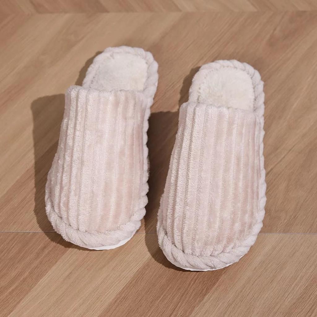 2025 Plush Cotton Slippers for Men & Women - Cozy, Non-Slip, Indoor Footwear for Autumn & Winter.