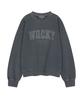 WACKY WILLY Women'S Semi-Overfit Pigment Sweatshirt Gray