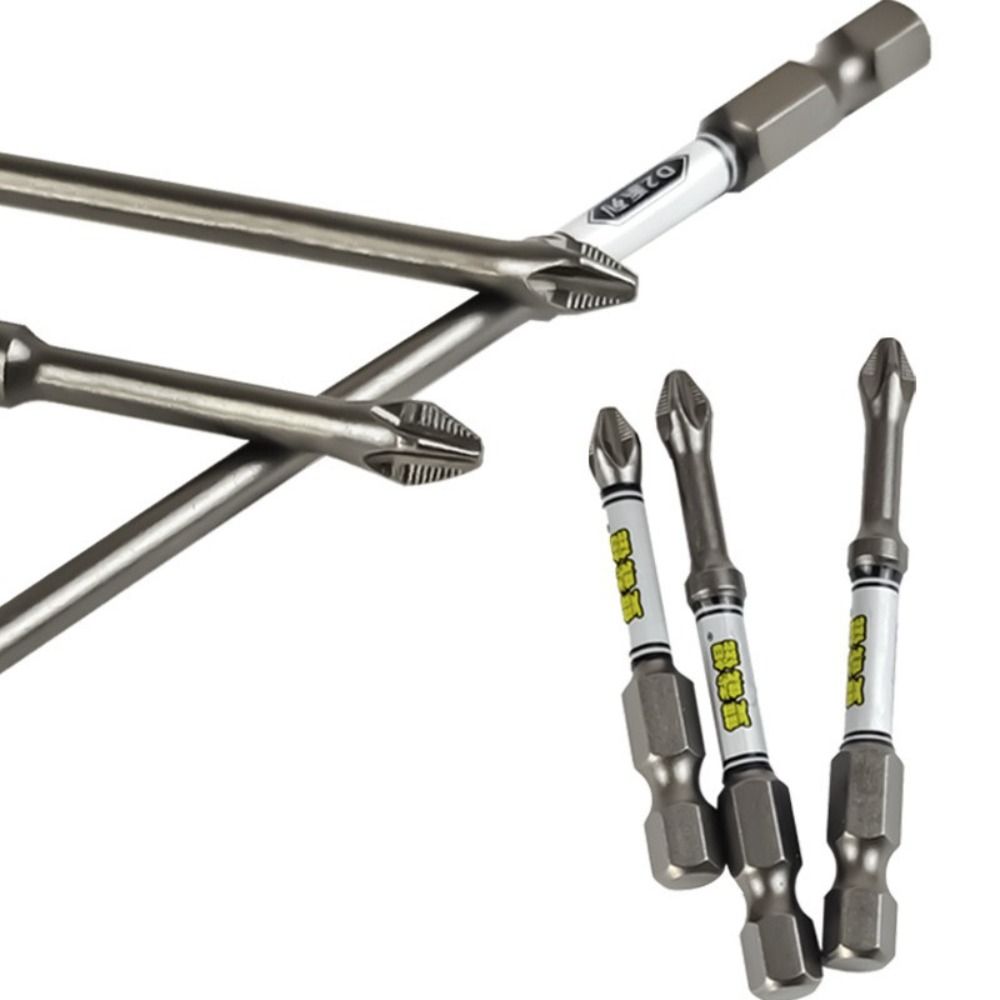 Impact Resistant Cross Head Bit D2 Non-slip Electric Screwdriver Bit Electric Screwdrivers