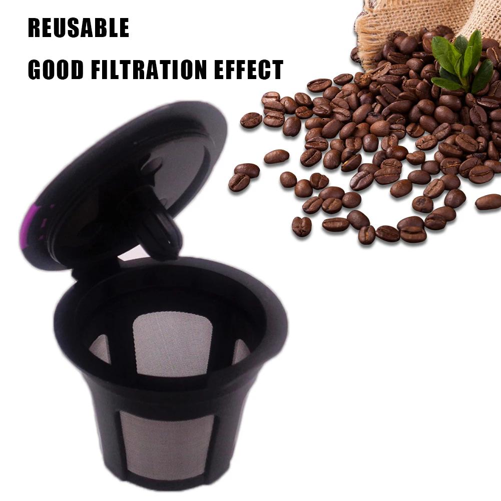 1-6PCS Reusable K Cups for Keurig Universal Refillable Eco-Friendly Coffee Filters with Spoon for Keurig 1.0/2.0 Mini Plus Serie
