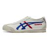 ONITSUKA TIGER Mexico 66 Nm Scarpe Casual Basse Comode Morbide Antiscivolo Resistenti all'Usura Scarpe Casual Unisex Bianco Blu 1183C320-100