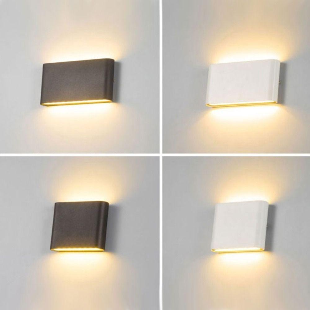 Night Light Bedside Lamp Square Reading Lamp Bedroom Decoration Wall Lamp  Cafe
