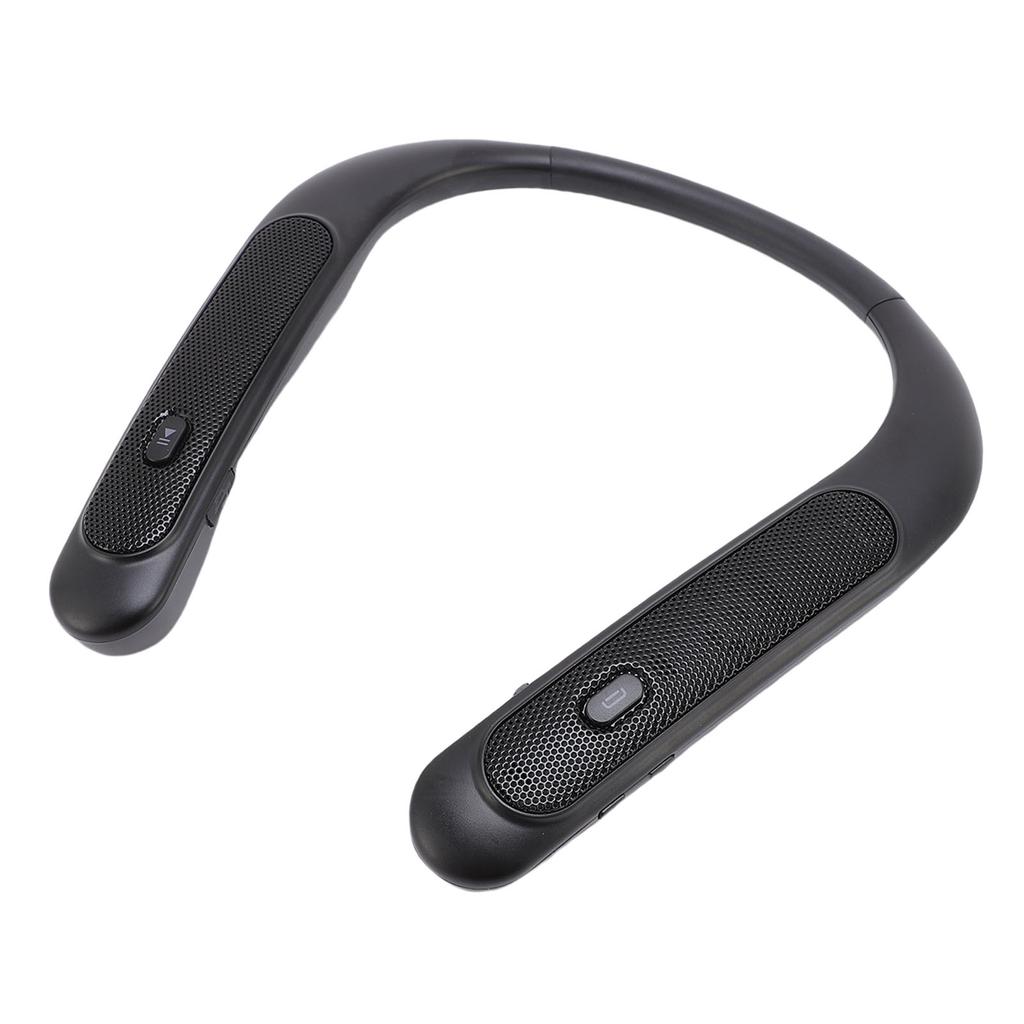 Nackenbügel-Lautsprecher Kabellos 3D-Stereo-Sound Eingebautes Mikrofon Geringe Latenz Wiederaufladbarer Körper Sportlautsprecher mit 12H Spielzeit