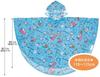 Skater Kids' Rain Poncho, Doraemon "I'm Doraemon" Secret Gadget Raincoat, Suitable for Children Height 110-125cm (RAPO1)