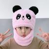 Winter children's hats boys and girls warm hats scarf hats integrated baby warm windproof face protection ear protection