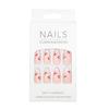 Valentine's Day Nail Press On Nail With Fruit Designs French Style Fashionable Stick On Nail for Parties and Daily Wear