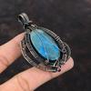 Neon Apatite Pendant Copper Wire Wrapped Pendant Amazing Copper Jewelry Handmade Brand New Pendant Very Pretty Gemstone Jewelry Wedding Gift