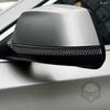 Carbon Fiber Car Accessories Side-view Mirror Exterior Trim Cover Soft Sticker For BMW 7 Series F01 730li 740li 750li 2009-2014