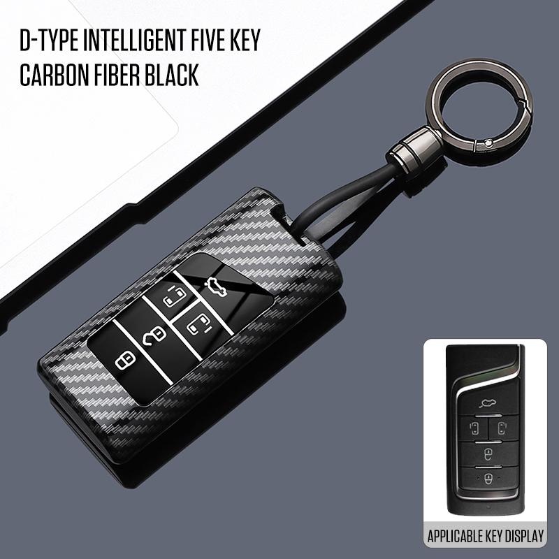 Interior Mouldings Car Key Case Cover For GAC Trumpchi GS4 GM8 GA3 GA6 SGS7 GA4 GS5 GS3 Legend GS8 Keychain Keyless Box Accessor