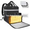 Customizable Expandable Insulated Pizza Backpack – Large, Leakproof & Waterproof for Food Delivery.