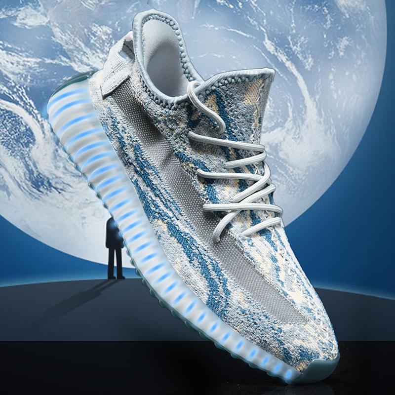 

Summer coconut shoes lightweight soft sole breathable mesh running shoes sports casual shoes 39