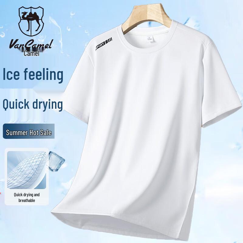 

VANCAMEL Men s Quick-Dry Ice-Feel Short-Sleeve T-Shirt 3XL