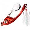 Colorful Alloy Spinnerbait with Long Vibrating Action for Fishing