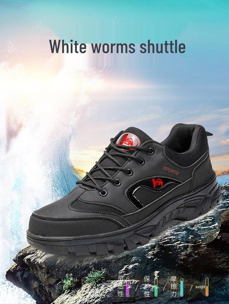 Men's Plus Size Round Toe Hiking Shoes - Trendy, Comfortable, Casual Outdoor Footwear for All Seasons