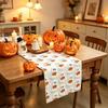 Rectangular Halloween Pumpkin Ghost Table Runner Soft Texture Dining Table Cloth  Party Decoration