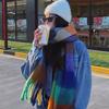 Korean Style Winter Thick Warm Scarf Women Cashmere Shawl and Wraps Pashmina Neckerchief Bufanda Female Long Tessel Echarpe 2025