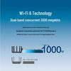 Roteador Gigabit Wi-Fi 6 ZTE AX3000 (Versão CN)