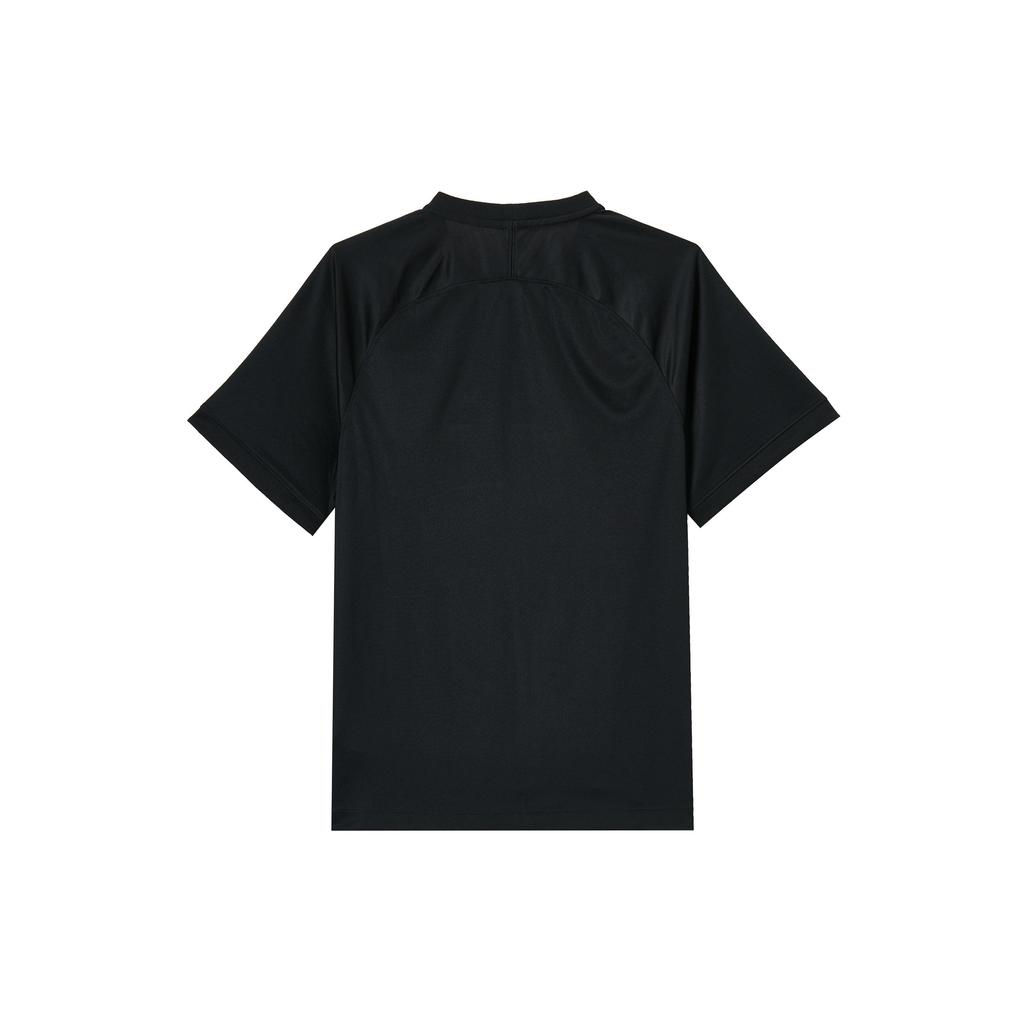 Nike Dri-Fit Solid Crew Neck Short Sleeve T-Shirt Men Tops Black DX8635-010