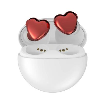 AVIOT TE-I3 Wireless Earphones, Cute, Heart-shaped, For Small Ears, For Women, Clear Hard Case Included, Bluetooth 5.3, Up To 23 Hours, Long Playtime,