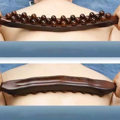 35 Beads Universal Back Massage Tendons Plastic Scraping Stick Point Guasha Relax Tool Abdominal Massager