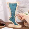 Creative Velvet Wooden Board Holder Storage Jewelry Hanging Stand  Desktop Use