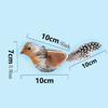 Pet Cat Toys for Indoor Cats Interactive Kitten Toy Realistic Bird Sound Containing Plush and Catnip Materials