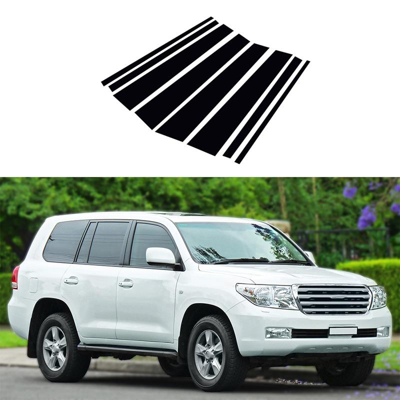 Capas Pilar Porta Toyota Tundra 2007-2021 - Kit 4 Peças Cromado Prateado