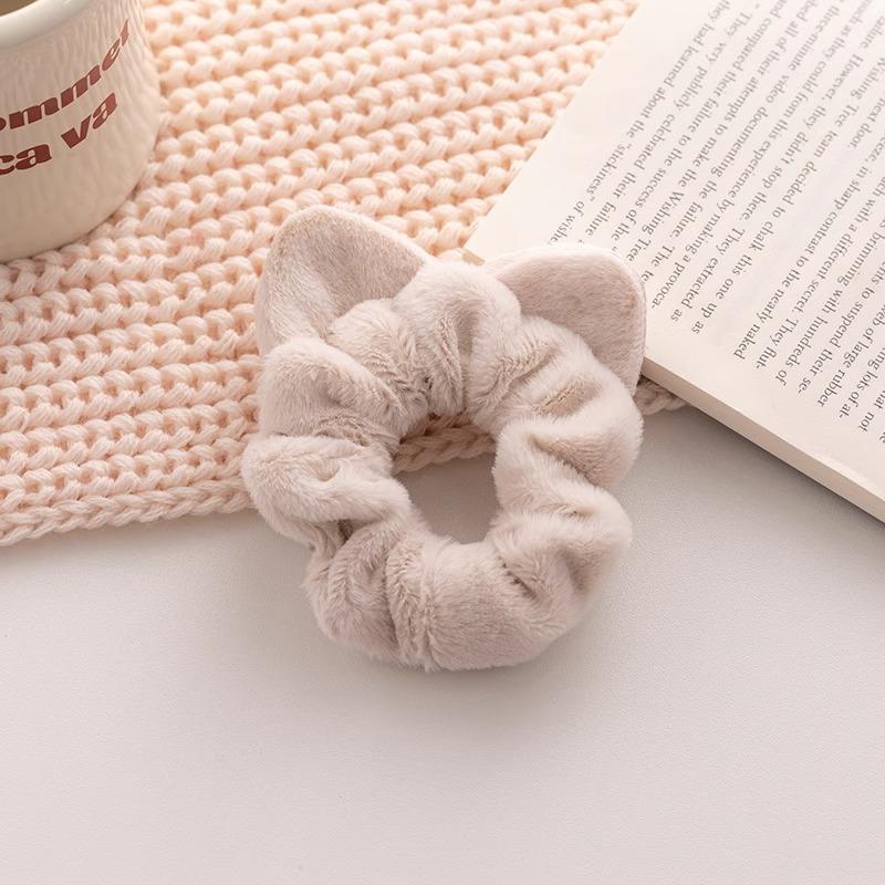 Katzenohren Plüsch Elastische Haarbänder Süße Haarseil Krawatten Mädchen Haarspangen Kinder Kawaii Kopfbedeckungen Kopfbedeckungen Kinder Haar-Accessoire