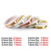 1Roll Gold Color Copper Wire 0.2/0.3/0.4/0.5/0.6/0.7/0.8/1.0mm Beading Cord DIY for Jewelry Making Accessories Wholesale