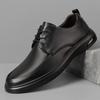 FashionHigh Quality Men Genuine Leather Shoes Versatile Men's Casual Shoes Fashion Brand Man Oxford Shoes Lace Up Formal Dress Footwear
