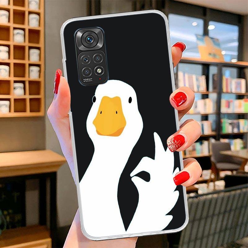 Cartoon Duck Goose Game Cover Phone Case For Xiaomi Redmi Note 15 14 13 12 11 10 Pro Plus 14S 12S 11S 11T 11E 10S Soft Fundas Sh