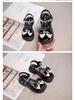 Girls' Bow Summer Sandals 2025: Elegant Korean Style Low-Cut Princess Shoes