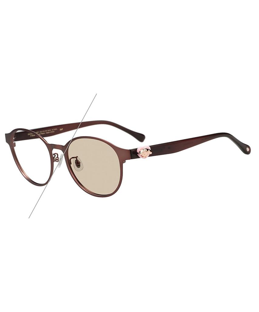 sunglasses UV UV protection rate of or for cute and Sanrio characters Brown [Zoff] Boston-style protection, 99.9% more, unisex, stylish,
