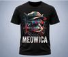 Meowica Cat T-Shirt 4th of July Patriotic USA Flag Shirt S-5XL A3254