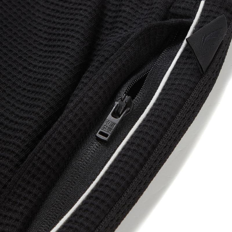 Li Ning Comfortable Simple Casual Straight Loose Versatile Knitted Sports Pants Men bottoms AKLW551-2