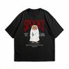 Spooky Cotton Oversize Vintage Unisex's and Women's Oversized T-Shirt Unisex's T-shirts Cheap Clothing Summer Model Style