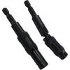 Drill Bit Holder Magnetic Corner Work Swiveling Bit Tip Holder Set 1/4 Inch Hex Quick Release Pivoting Screwdriver Extension