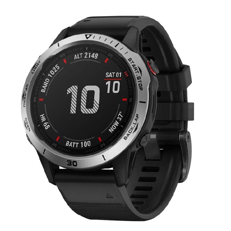 Steel for Case for  for Fenix 6 Watch Bezel Ring Bumper Anti Scratch Metal Cover