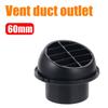 75mm/60mm Parking Heater Air Outlet Ventilation Pipe Connector Suitable For 2KW/5-8KW Diesel Heater Hot Air Outlet Accessories