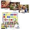1 Set magnetisches englisches Buchstabenspielzeug, bunte Großbuchstaben und Kleinbuchstaben, Lernen von Zahlen für Vorschüler, Kleinkinder, Jungen und Mädchen, pädagogisches Alphabet-Spielzeug