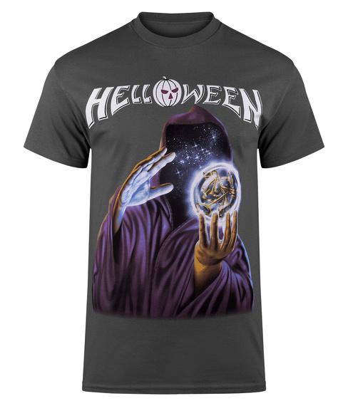 New Rock Helloween 3D-gedrucktes Herren- und Damen-T-Shirt Retro Street Rock Kleidung Rundhals Kurzarm Harajuku Top