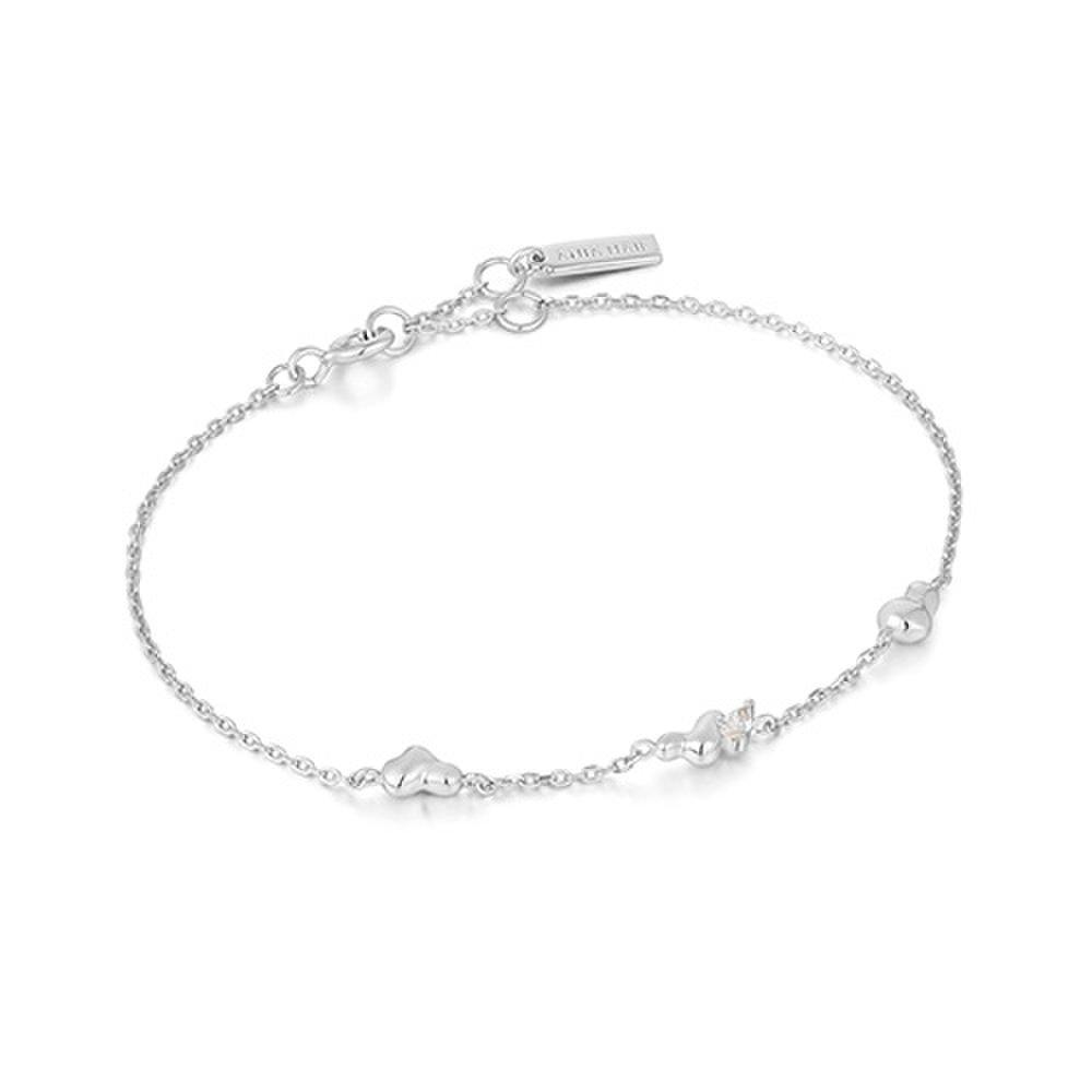 [Thumb Wear] Twisted Wave 925 Silver Bracelet B050-01H