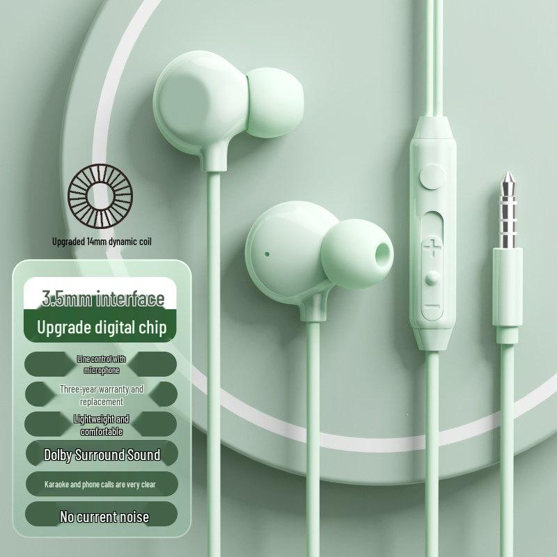 Er Ye Wired In-Ear Type-C Sleep Earphones for Apple, Huawei, Xiaomi, Oppo, Honor