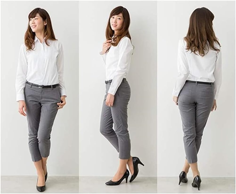 dress office long short regular skipper office job regular dress shirts [EMMLIA] Women's shirts, wear, blouses, shirts, women's sleeves, sleeves,