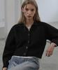 Deheve Raglan Volume Wool Cardigan [Black]