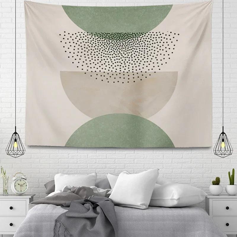 Simple Plant Green Leaf Wall Decor Tapestry Home Living Room Tapestry